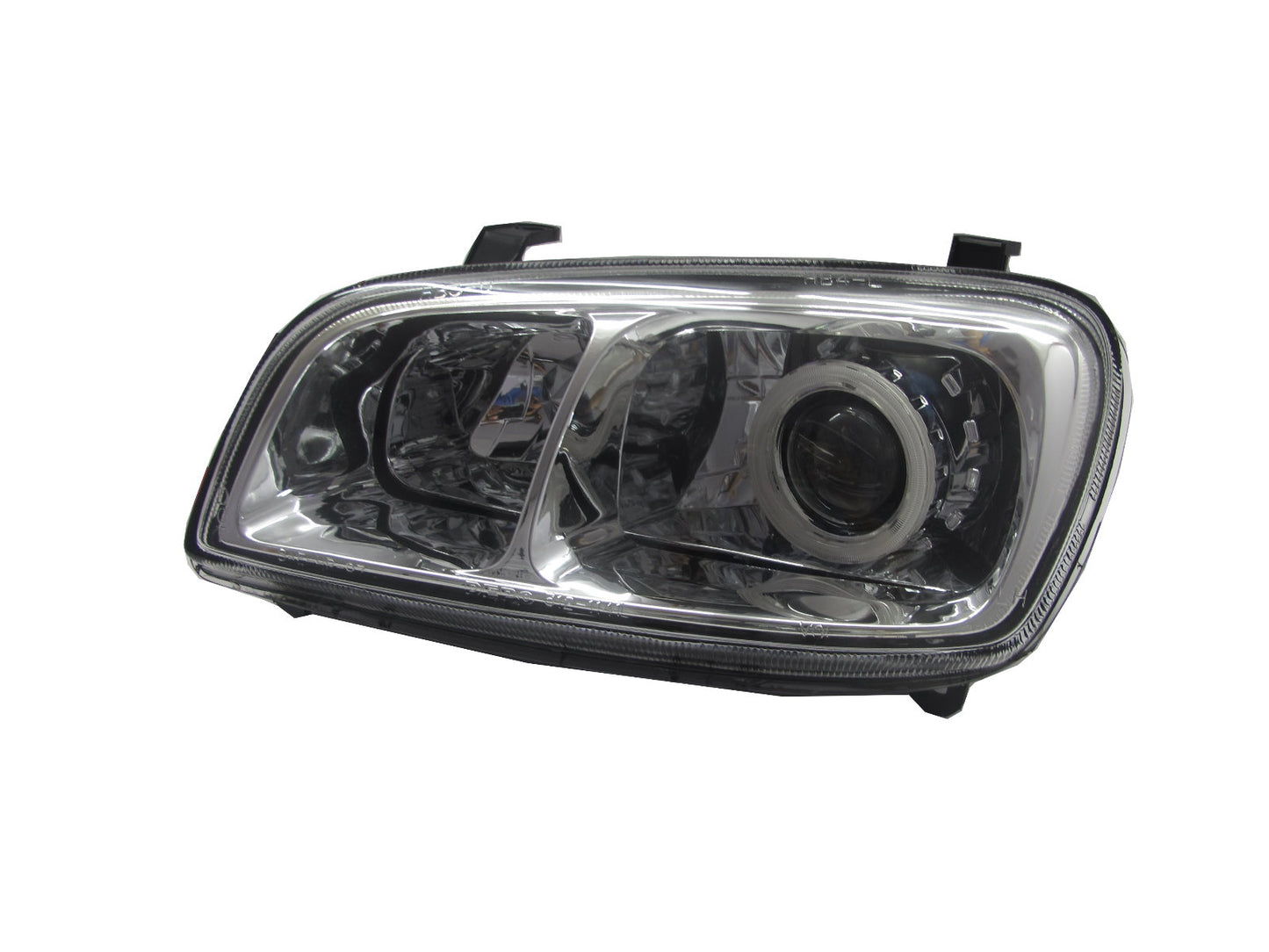 CrazyTheGod RAV4 First generation 1998-2000 FACELIFT SUV 3D/5D CCFL Projector Glass Headlight Headlamp Chrome V2 for TOYOTA LHD