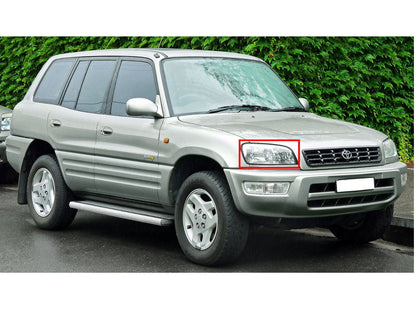 CrazyTheGod RAV4 XA10 ไฟหน้าแบบโปรเจคเตอร์กระจก 3D/5D CCFL SUV รุ่นแรกปี 1994-1998 ก่อนปรับโฉมใหม่ โครเมียม V2 สำหรับ TOYOTA LHD