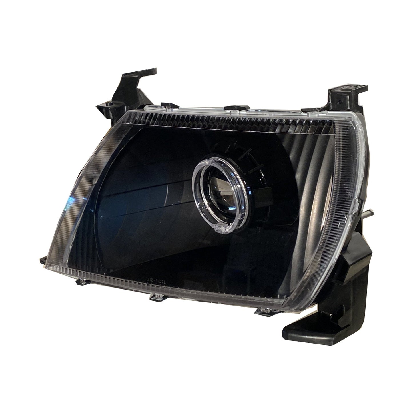 CrazyTheGod KIJANG/CONDOR 2003-2007 Guide LED Angel-Eye Projector Headlight Headlamp Black South Africa for TOYOTA RHD