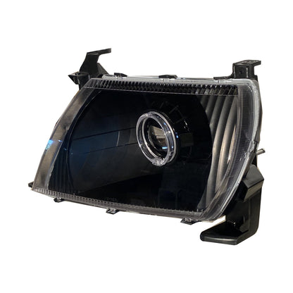CrazyTheGod KIJANG/CONDOR 2003-2007 Guide LED Angel-Eye Projector Headlight Headlamp Black South Africa for TOYOTA RHD
