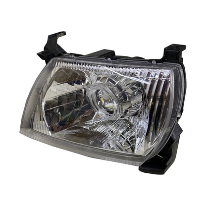 CrazyTheGod KIJANG/CONDOR 2003-2007 Guide LED Angel-Eye Projector Headlight Headlamp Chrome South Africa for TOYOTA RHD