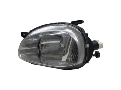 CrazyTheGod Corsa B 1993-2000 Hatchback 3D/5D Clear Headlight Headlamp Chrome for VAUXHALL LHD