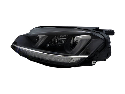 CrazyTheGod GOLF 5G ไฟหน้าโปรเจคเตอร์ LED แบบ 3D/5D รุ่น Hatchback/Wagon รุ่นที่ 7 ปี 2012-ปัจจุบัน สีดำ สำหรับ VW Volkswagen RHD