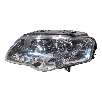 CrazyTheGod Passat B6 2005-2010 Sedan/Wagon 4D/5D Projector LED R8Look Headlight Headlamp Chrome for VW Volkswagen LHD