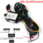 Car SUV LED Daytime Running Light DRL Relay Harness Automatic On/Off Control Box Dimmer