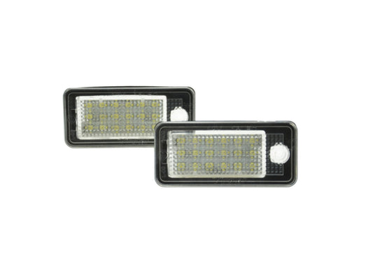 CrazyTheGod S6 C6/4F 2009-2011 Sedan/Wagon 4D/5D LED W/ Canbus License Lamp White for AUDI