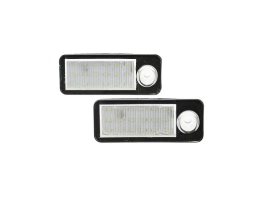 CrazyTheGod A6/S6 C5 4B Second generation 1997-2004 Sedan 4D LED License Lamp Clear for AUDI