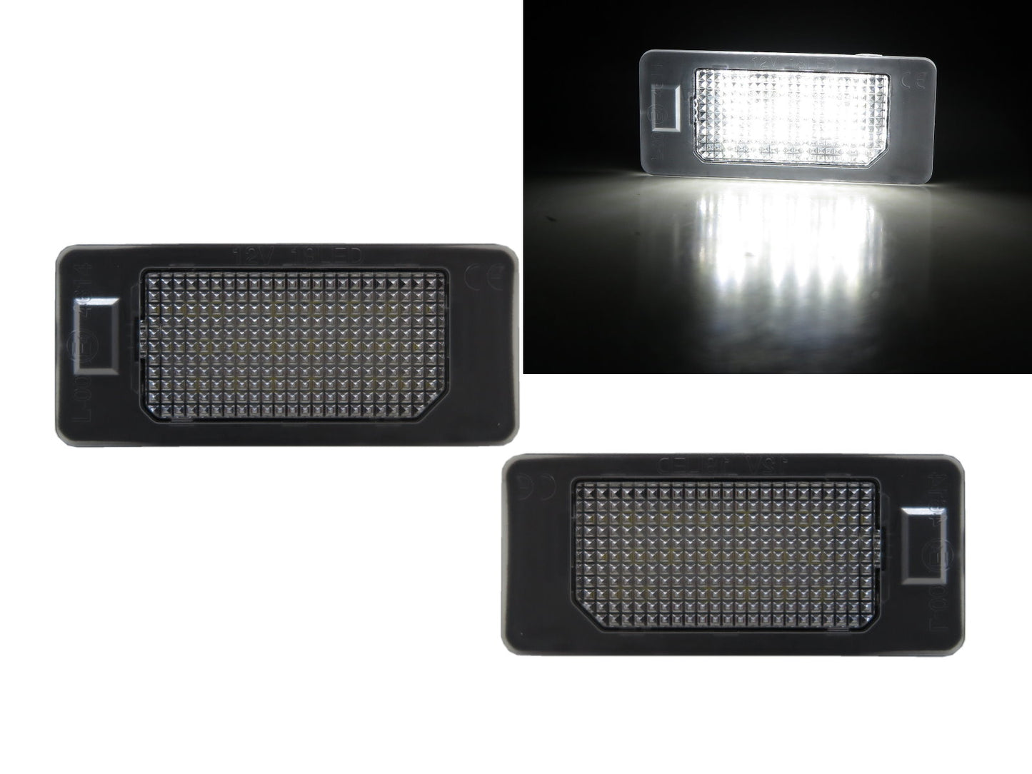 CrazyTheGod 1-Series E82 First generation 2007-2011 Coupe 2D LED License Lamp White for BMW