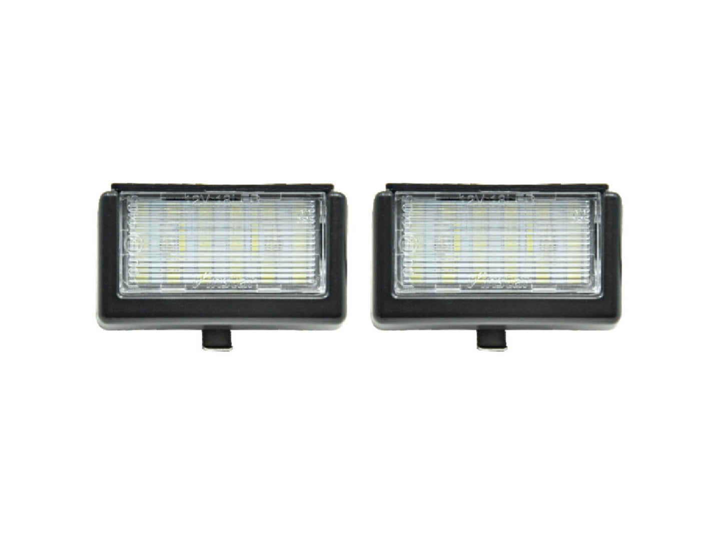 CrazyTheGod M-CLASS W164 Second generation 2006-2011 SUV 5D LED License Lamp White for Mercedes-Benz