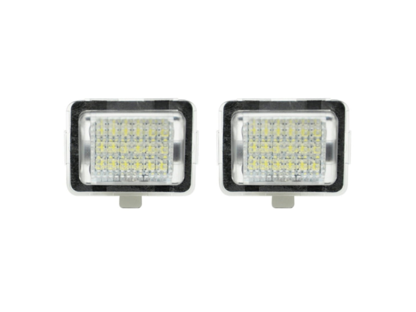 CrazyTheGod C-CLASS W204 Third generation 2008-2011 Wagon 5D LED License Lamp White for Mercedes-Benz