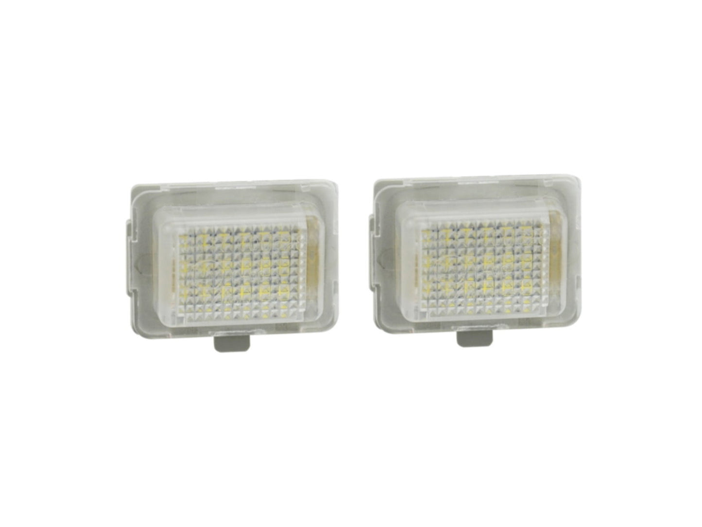 CrazyTheGod C-CLASS W205 Fourth generation 2014-Present Sedan 4D LED License Lamp White for Mercedes-Benz