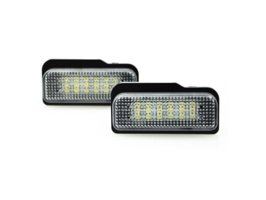 CrazyTheGod CLS-CLASS W219 First generation 2004-2010 Sedan 4D LED W/ Canbus License Lamp White for Mercedes-Benz