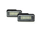 CrazyTheGod E-CLASS W211 Third generation 2003-2009 Sedan 4D LED License Lamp White for Mercedes-Benz