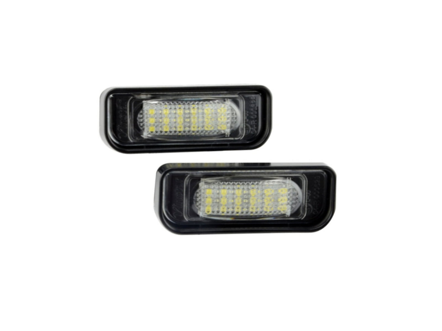 CrazyTheGod S-CLASS W220 AMG Fourth generation 1998-2005 Sedan 4D LED W/ Canbus License Lamp White for Mercedes-Benz