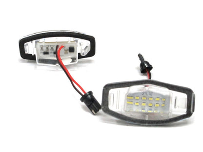 CrazyTheGod Civic FA/FG/FK/FN/FD Eighth generation 2006-2012 Sedan/Hatchback 3D/4D/5D LED License Lamp Clear for HONDA
