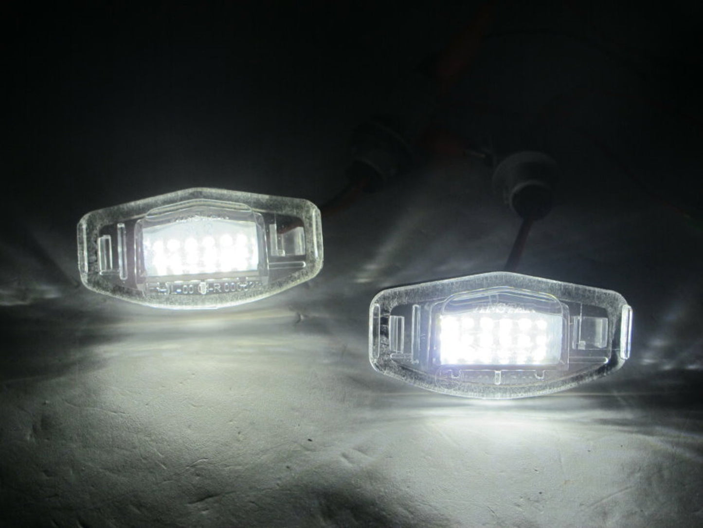 CrazyTheGod Pilot First generation 2003-2008 SUV 5D LED License Lamp Clear for HONDA