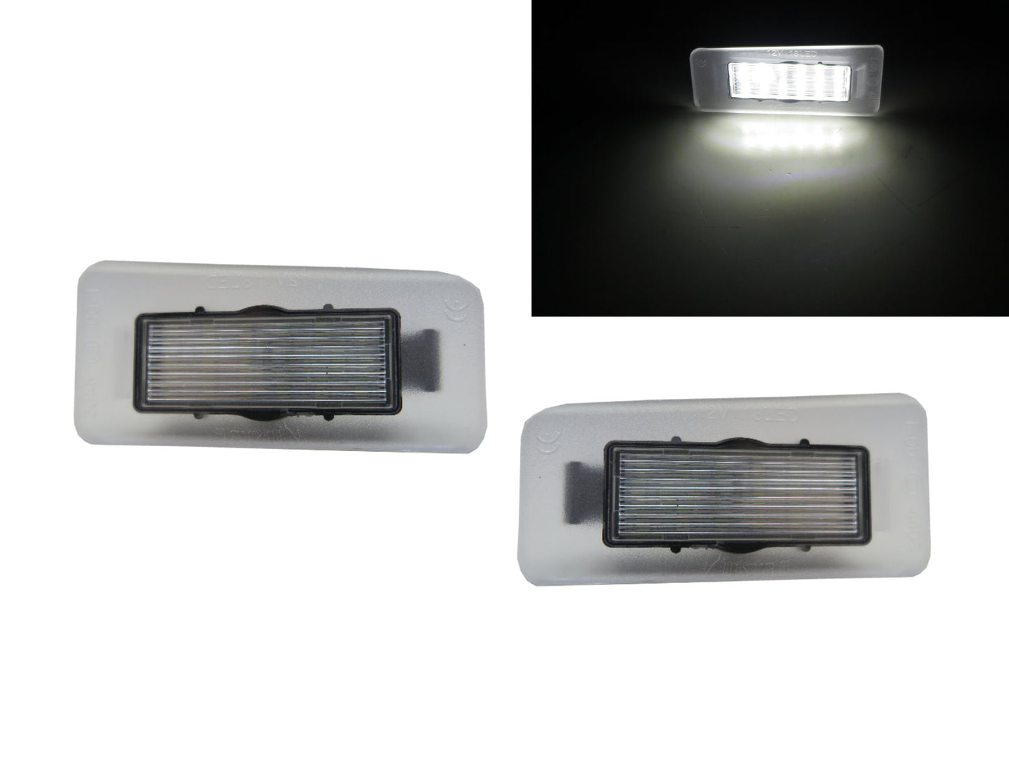 CrazyTheGod Ceed ED First generation 2011-2013 Hatchback/Wagon 3D/5D LED License Lamp White for KIA