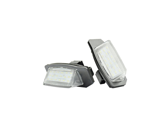 CrazyTheGod Outlander 2006-Present CUV 5D LED License Lamp White for Mitsubishi