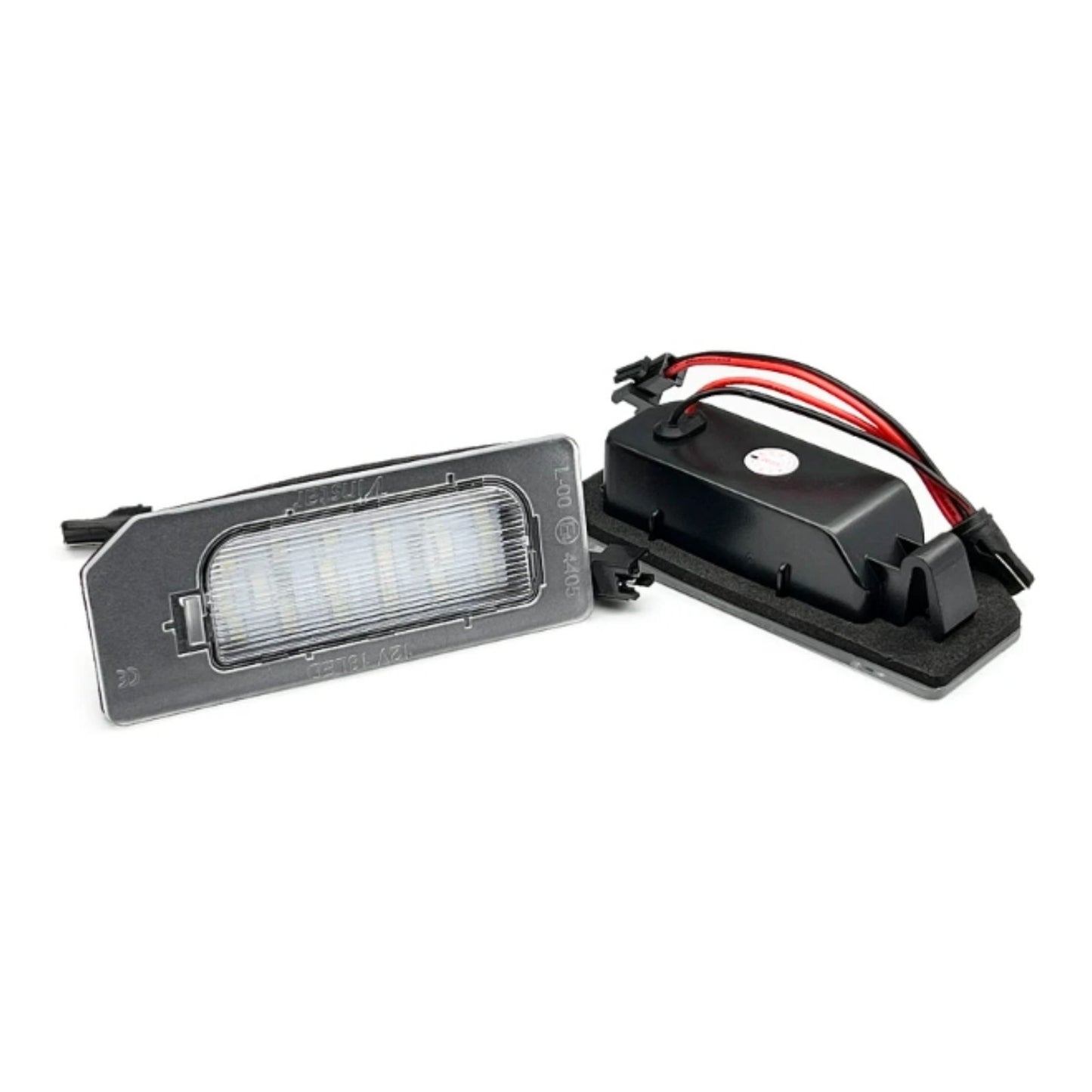 CrazyTheGod Outlander 2018-2020 LED License Lamp Chrome for Mitsubishi