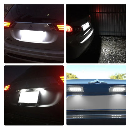 CrazyTheGod Outlander Sport 2011-2020 LED License Lamp Chrome for Mitsubishi