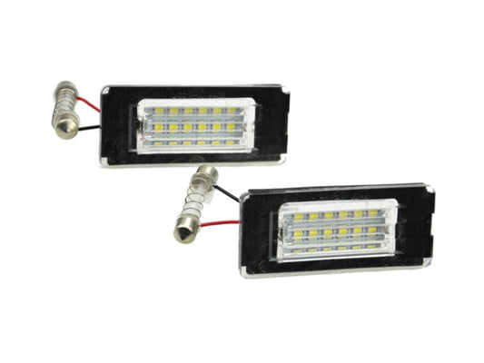 CrazyTheGod MINI R56 Second generation 2006-2012 Hatchback/Convertible 2D/3D LED License Lamp White V2 for MINI