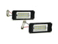 CrazyTheGod MINI R56 Second generation 2006-2012 Hatchback/Convertible 2D/3D LED License Lamp White V2 for MINI