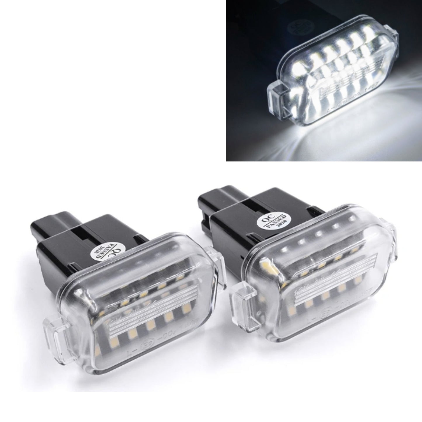 CrazyTheGod Mazda3/Axela 2014-2018 Hatchback 5D LED License Lamp Chrome for MAZDA