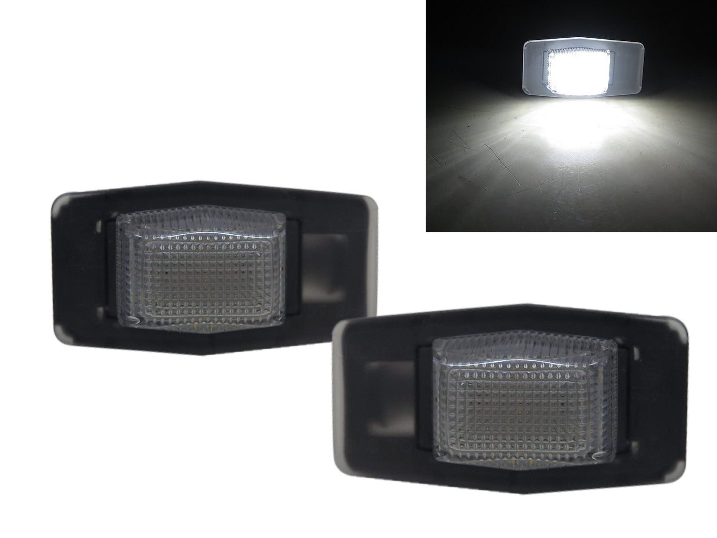 CrazyTheGod Protege BJ Third generation 1999-2003 Sedan/Hatchback 4D/5D LED License Lamp White for MAZDA