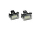 CrazyTheGod C8 2002-2014 MPV 5D LED License Lamp White for CITROEN