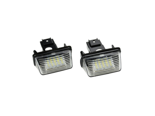 CrazyTheGod Partner 1996-Present MPV 5D LED License Lamp White for PEUGEOT