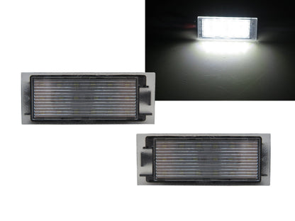 CrazyTheGod MASTER Second generation 2006-2010 VAN 3D LED License Lamp White for RENAULT