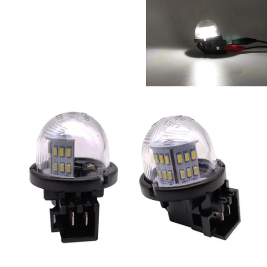 CrazyTheGod Wagon R 2000-2007 LED License Lamp Chrome for SUZUKI