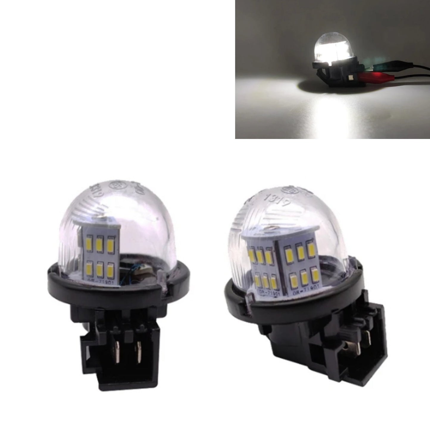 CrazyTheGod Swift 2005-2010 LED License Lamp Chrome for SUZUKI