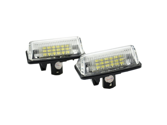 CrazyTheGod Crown S180 ไฟส่องป้ายทะเบียน LED สีขาวสำหรับรถรุ่น Sedan 4D รุ่นที่ 12 ปี 2003-2008 สำหรับรถ TOYOTA