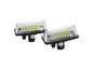 CrazyTheGod Alphard AH10 2002-Present VAN 5D LED License Lamp White for TOYOTA