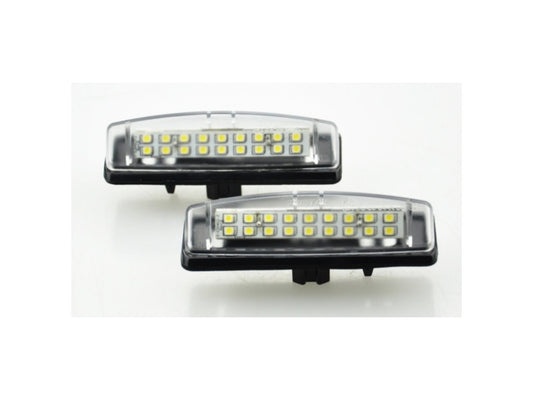 CrazyTheGod Colt PLUS 2003-2011 Hatchback/Wagon/Convertible 2D/3D/5D LED License Lamp White for Mitsubishi