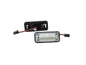 CrazyTheGod Forester SJ Fourth generation 2012-2014 Sedan/Hatchback 4D/5D LED License Lamp White for SUBARU