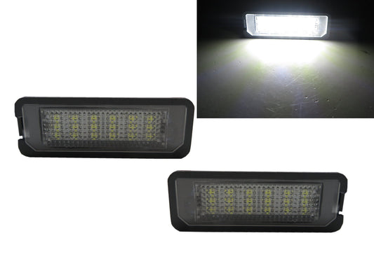 CrazyTheGod EOS 2006-Present Coupe 2D LED W/ Canbus License Lamp White for VW Volkswagen