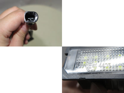 CrazyTheGod EOS 2006-Present Coupe 2D LED W/ Canbus License Lamp White for VW Volkswagen