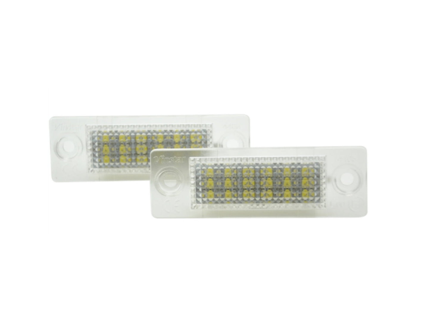 CrazyTheGod Candy 2004-2009 MPV/VAN 3D/4D LED W/ Canbus License Lamp White for VW Volkswagen