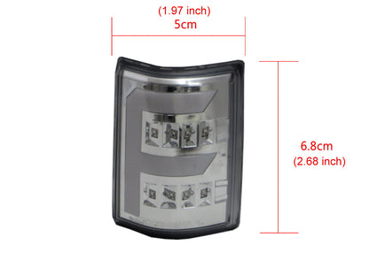 CrazyTheGod F250/F350/F450/F550/SUPER DUTY 2008-2016 Pickup Truck/Ute/Bakkie 2D LED FLook Mirror Light Chrome for FORD