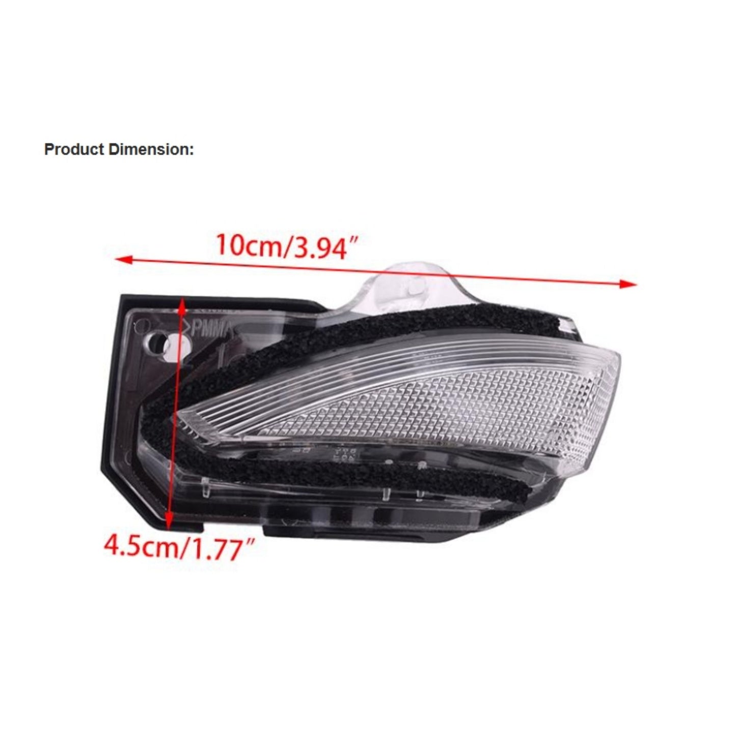 CrazyTheGod Yaris XP210 2020-Present LED Mirror Light Golden for TOYOTA
