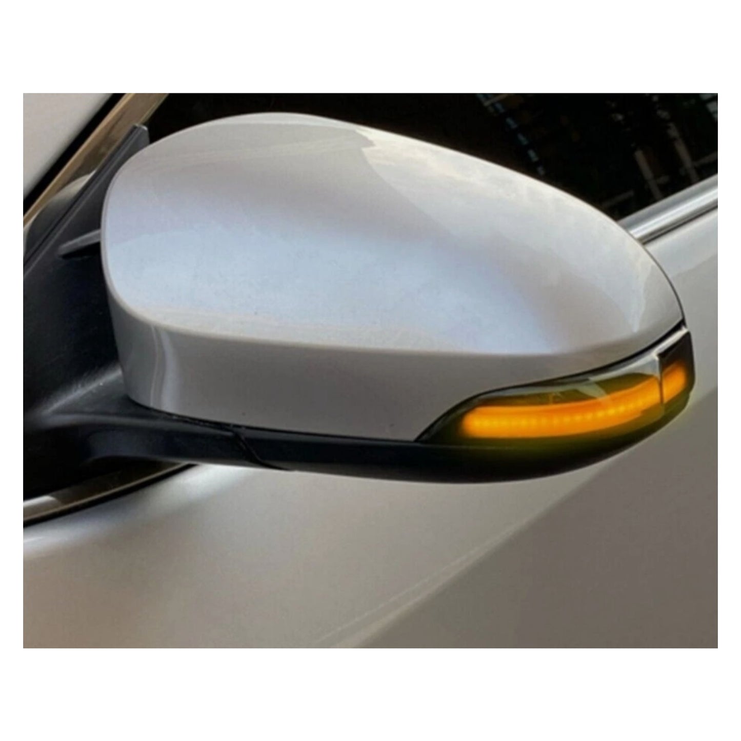 CrazyTheGod Yaris 2014-2018 LED Dynamic Turn signal Mirror Light Smoke for TOYOTA