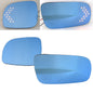 CrazyTheGod Golf 4 1997-2002 Hatchback/Wagon 3D/5D LED Signal Light Anti-Glare MIrror Glass Blue for VW Volkswagen