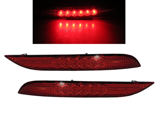 CrazyTheGod 5-Series E60 Fifth generation 2004-2007 Sedan 4D LED Rear Bumper Brake Light Lamp Red for BMW