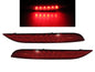 CrazyTheGod 5-Series E60 Fifth generation 2004-2007 Sedan 4D LED Rear Bumper Brake Light Lamp Red for BMW