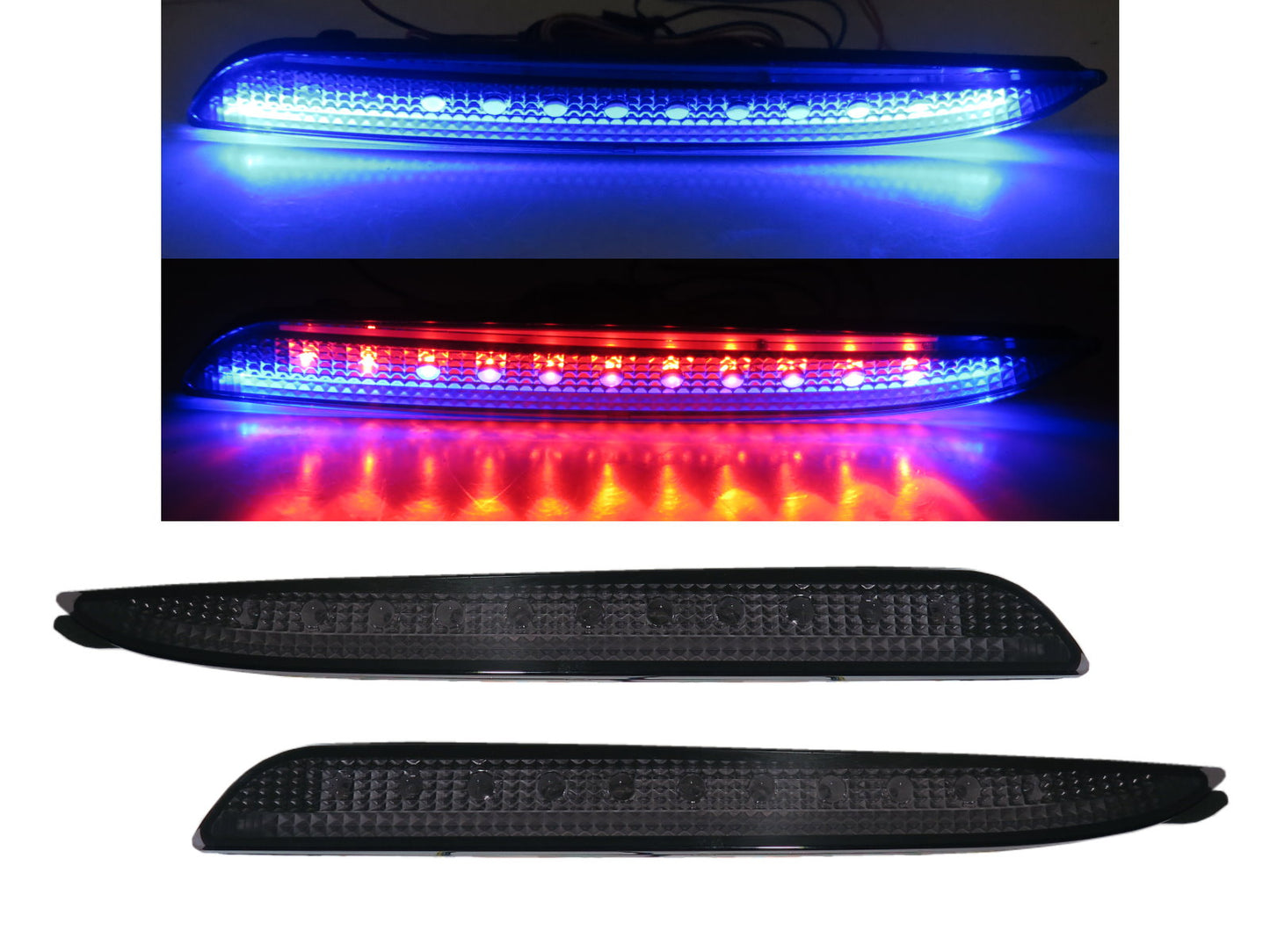 CrazyTheGod Mazda3/Axela BL Second generation 2009-2013 Sedan/Hatchback 4D/5D LED BAR Rear Bumper Brake Light Lamp Smoke for MAZDA