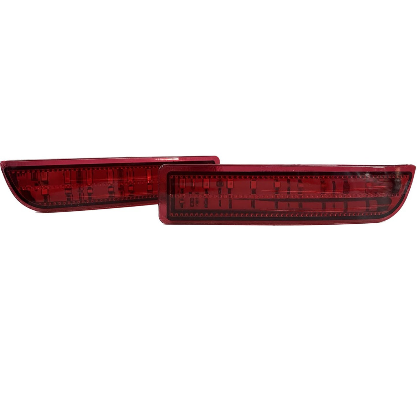 CrazyTheGod Alphard AH10 First generation 2002-2008 Minivan 5D LED Rear Bumper Brake Light Lamp Red for TOYOTA