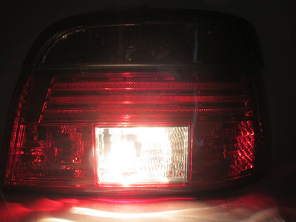 CrazyTheGod E39 PRE-FACELIFT 5-SERIES SEDAN 1995-2000 LED Tail Rear Light Lamp V1 RED/CLEAR for BMW