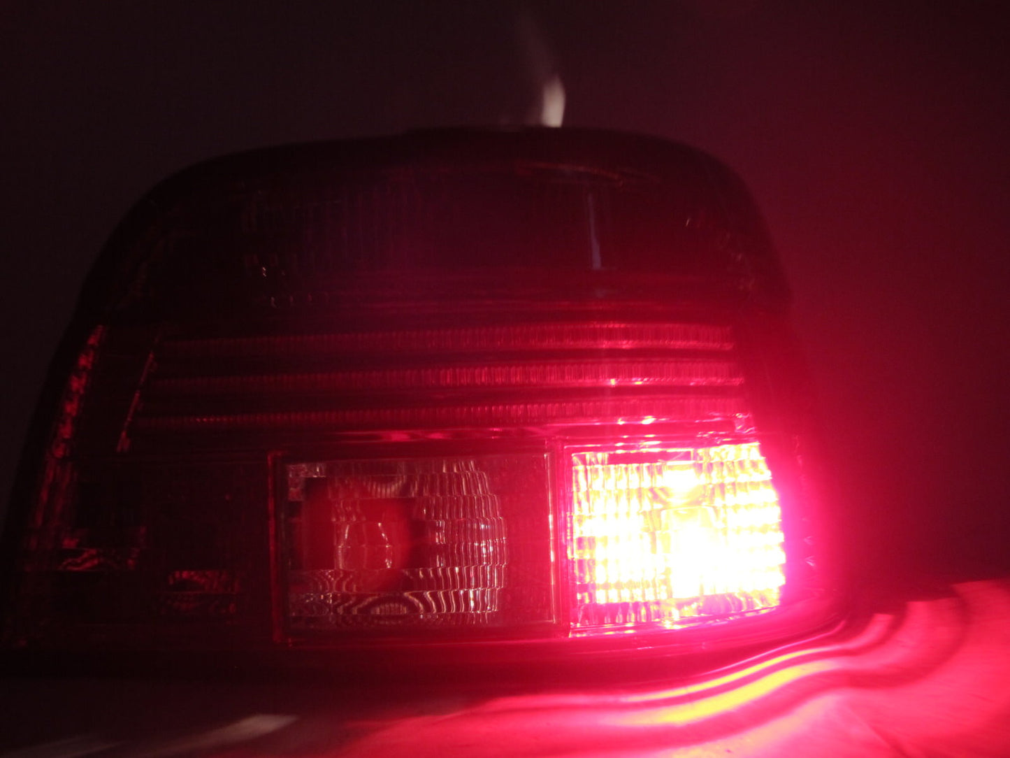CrazyTheGod E39 PRE-FACELIFT 5-SERIES SEDAN 1995-2000 LED Tail Rear Light Lamp V1 RED/CLEAR for BMW